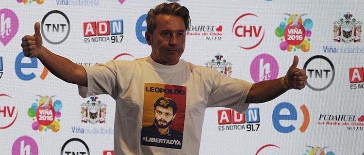 21 DE ENERO de 2016 /VIÑA DEL MAR Ricardo Montaner realiza su conferencia de prensa  en el Hotel Sheraton por el Festival de Viña del Mar 2016.FOTO : PABLO OVALLE ISASMENDI/ AGENCIAUNO
