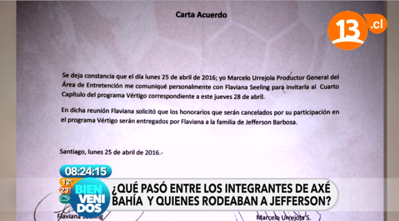 carta acuerdo