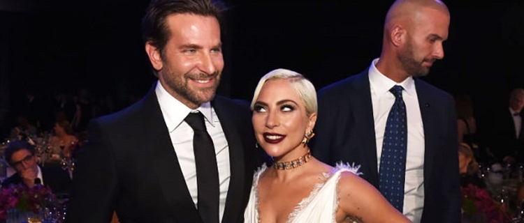LOS ANGELES, CA - JANUARY 27:  (L-R) Bradley Cooper and Lady Gaga attend the 25th Annual Screen Actors Guild Awards at The Shrine Auditorium on January 27, 2019 in Los Angeles, California. 480493  (Photo by Kevin Winter/Getty Images for Turner)