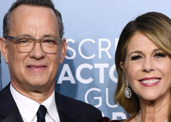 Mandatory Credit: Photo by David Fisher/Shutterstock (10525963jj)Tom Hanks and Rita Wilson26th Annual Screen Actors Guild Awards, Arrivals, Shrine Auditorium, Los Angeles, USA - 19 Jan 2020