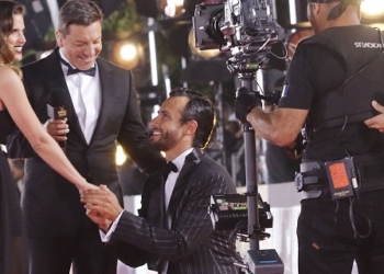 16  de febrero del 2018/VIÑA DEL MARMarcelo Marocchino  pide matrimonio a su novia Magui Benet durante la Gala del Festival de Viña del Mar 2018  FOTO: MARIO DAVILA HERNANDEZ/AGENCIAUNO