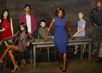 HOW TO GET AWAY WITH MURDER - ABC's "How to Get Away with Murder" stars Matt McGorry as Asher Millstone, Karla Souza as Laurel Castillo, Aja Naomi King as Michaela Pratt, Alfred Enoch as Wes Gibbins, Jack Falahee as Connor Walsh, Academy-Award Nominee Viola Davis as Professor Annalise Keating, Liza Weil as Bonnie Winterbottom, Billy Brown as Nate and Charlie Weber as Frank Delfino. (ABC/Bob D'Amico)