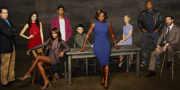 HOW TO GET AWAY WITH MURDER - ABC's "How to Get Away with Murder" stars Matt McGorry as Asher Millstone, Karla Souza as Laurel Castillo, Aja Naomi King as Michaela Pratt, Alfred Enoch as Wes Gibbins, Jack Falahee as Connor Walsh, Academy-Award Nominee Viola Davis as Professor Annalise Keating, Liza Weil as Bonnie Winterbottom, Billy Brown as Nate and Charlie Weber as Frank Delfino. (ABC/Bob D'Amico)