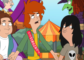 DUNCANVILLE -- "Witch Day" Episode 105 -- Pictured: The town celebrates its annual Witch Day, which involves pronouncing a mortified Duncan the ?town virgin? for the big ceremony, but he protests the celebration to impress Mia, who finds it sexist and barbaric in the ?Witch Day? episode of DUNCANVILLE airing Sunday, March 8 (8:30-9:00 PM ET/PT) on FOX -- (Photo by: FOX/Universal Animation Studios)