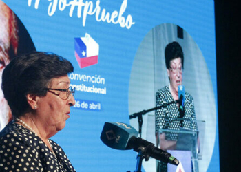 Santiago, 20 de enero 2020La vicepresidenta de la DC, Carmen Frei Ruiz Tagle, es fotografiada durante un acto donde recuerda el legado y obra del Presidente Eduardo Frei Montalva, al cumplirse el aniversario 38 de su muerte.  Dragomir Yankovic/Aton Chile