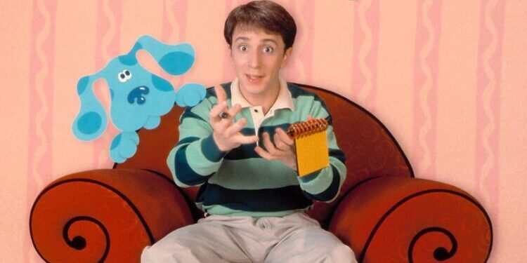 BLUE'S CLUES, Steve Burns, 1996-, © Nickelodeon Network / Courtesy: Everett Collection