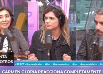 Carmen Gloria Arroyo reacciona en vivo