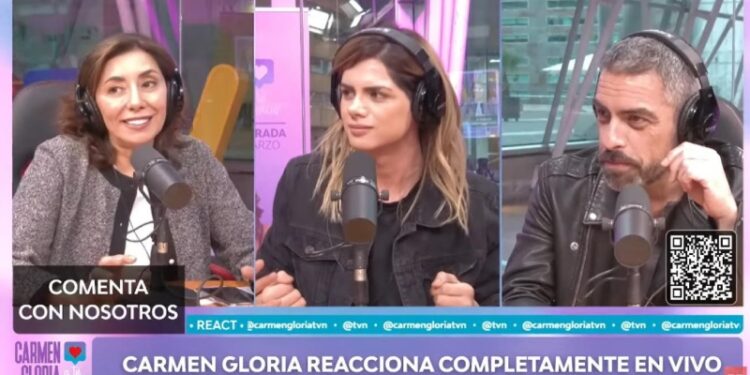 Carmen Gloria Arroyo reacciona en vivo