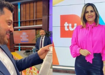 Simón Oliveros se descargó por pagada de piso de Michelle Adam en "Tu Día"