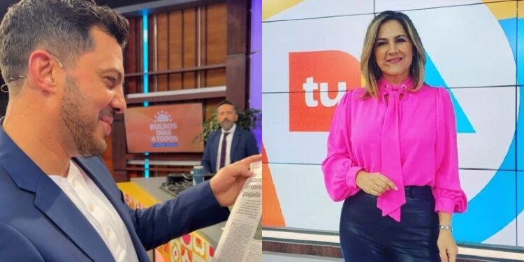 Simón Oliveros se descargó por pagada de piso de Michelle Adam en "Tu Día"