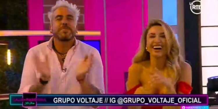 Francisco Kaminski y Camila Andrade en La Caja de Pandora