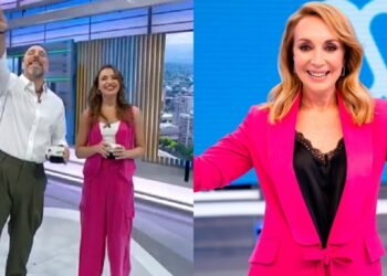 Karen Doggenweiler y animadora de Mucho Gusto