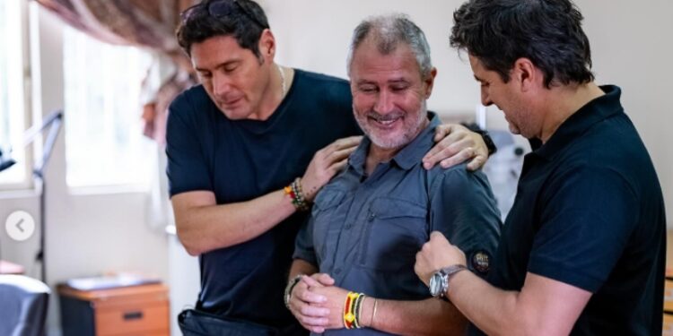 Pancho Saavedra, Toni Espadas y Jorge Zabaleta