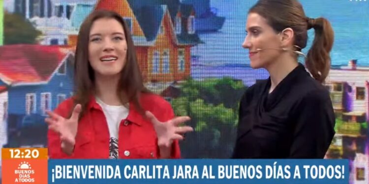 Carla Jara en Buenos Días a Todos