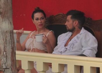 Daniela Colett y Luis Mateucci