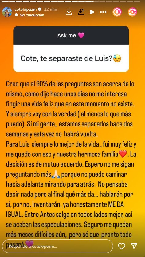 Coté López confirma quiebre con Mago Jiménez