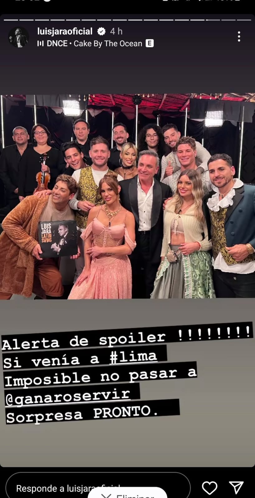 Luis Jara en Ganar o Servir