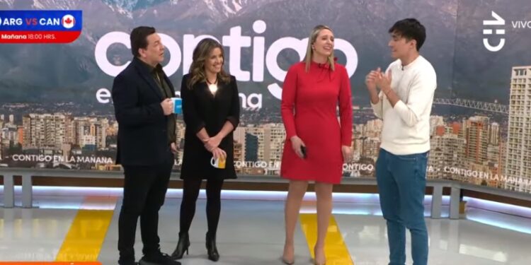 Roberto Cox y Allison Göhler se sonrojaron