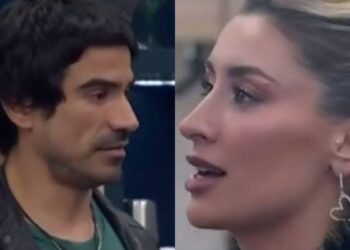 Sebastián Ramírez y Camila Andrade conversaron en su primer día en Gran Hermano.