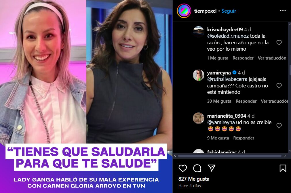 Yamila Reyna habla sobre Carmen Gloria de TVN