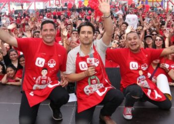 Jorge Zabaleta, Pancho Saavedra e Ignacio Román