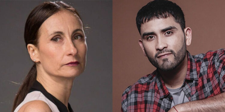 Amparo Noguera y Gastón Salgado en Amores de Mercado