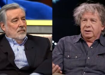 Alejandro Guillier y Fernando Villegas
