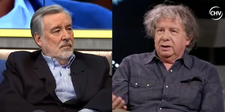 Alejandro Guillier y Fernando Villegas