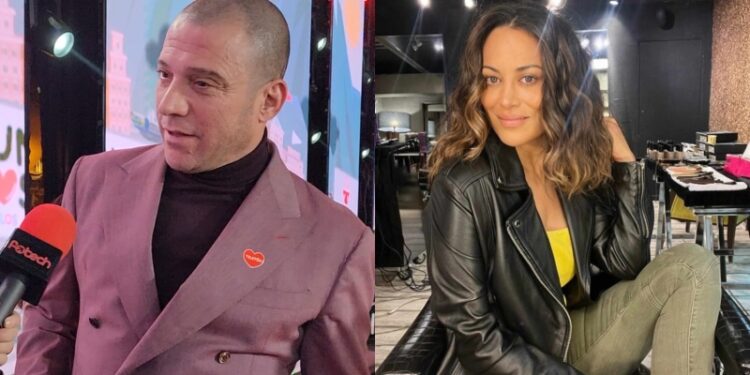 Julián Elfenbein y su nueva pareja, Verónica Calderón