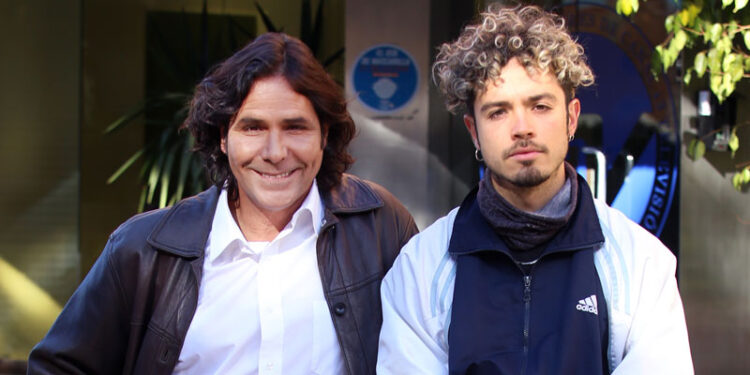 Rodrigo Walker y Juan Falcón Secretos de Familia