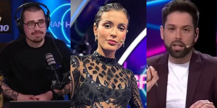 Claudio Michaux, Cony Capelli y Michael Roldán reaccionaron al corte de pelo de Yuhui.
