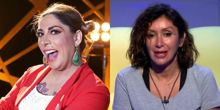 Botota Fox barre con Angélica Sepúlveda