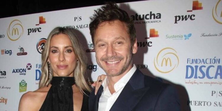 Benjamín Vicuña y Anita Espasandin tuvieron su primer evento en sociedad.