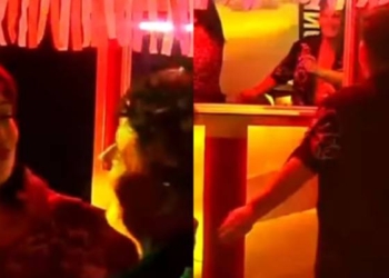 Camila Power besó a Íñigo López en la fiesta de "Gran Hermano"