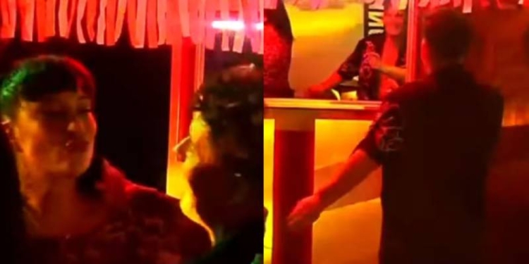 Camila Power besó a Íñigo López en la fiesta de "Gran Hermano"