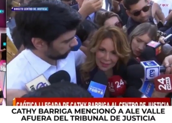 Ale Valle respondió a Cathy Barriga