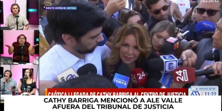 Ale Valle respondió a Cathy Barriga