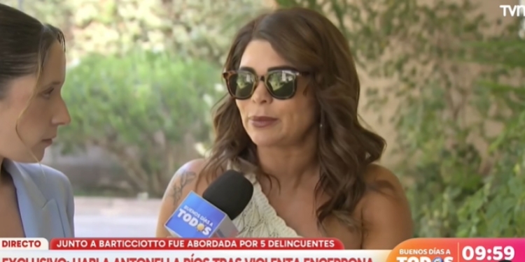 Antonella Ríos sufrió encerrona