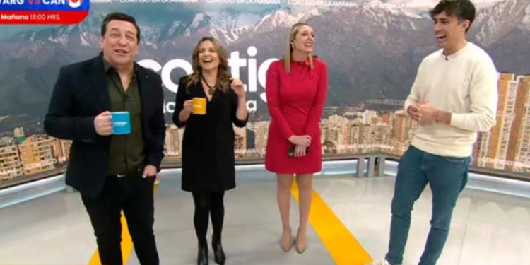Allison Göhler y Roberto Cox en el matinal