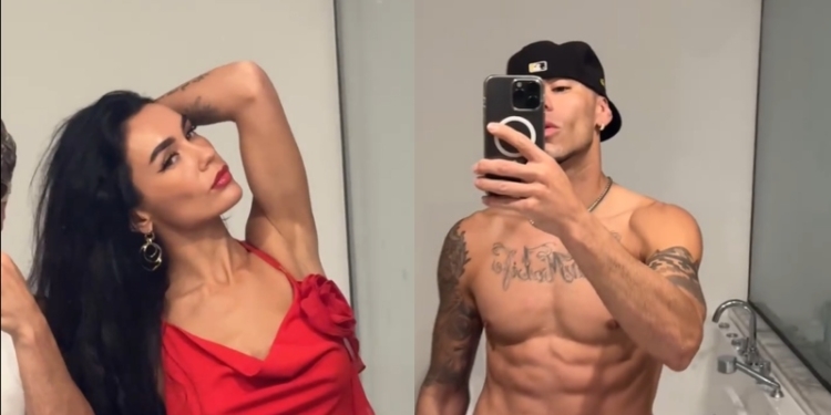 Raúl Peralta y su nueva pareja