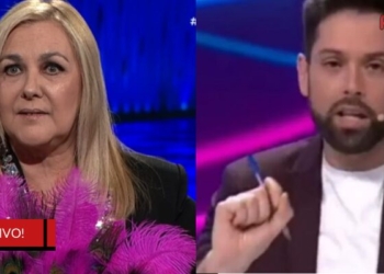 Pamela Jiles y Michael Roldán