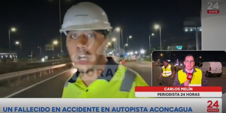 Golpean a equipo de TVN