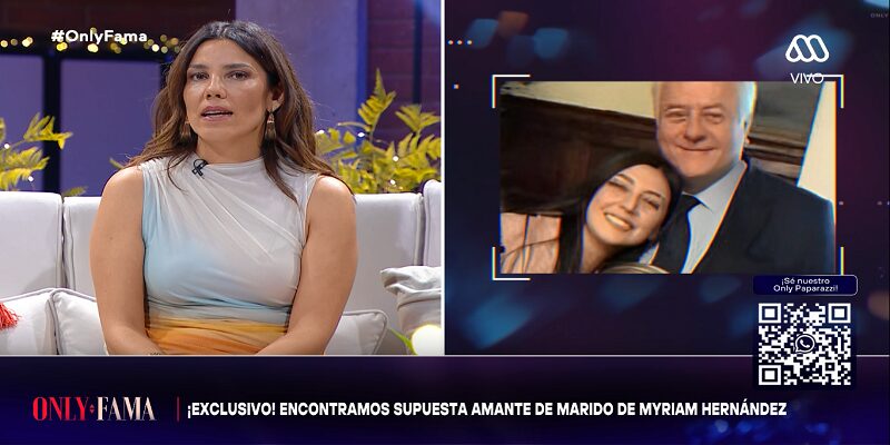 En "Only Fama" mostraron imágenes de la supuesta amante del esposo de Myriam Hernández