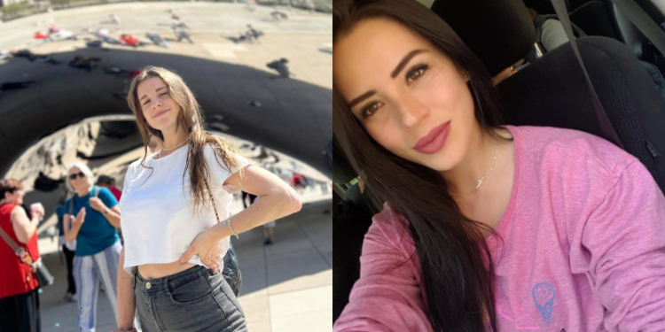 Tanza Varela y Angie Alvarado
