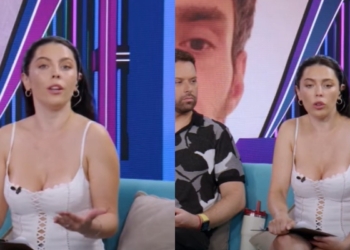 Daniela Aránguiz y periodista