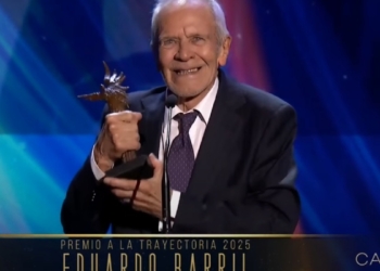 Eduardo Barril en Premios Caleuche 2025