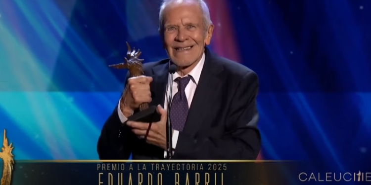Eduardo Barril en Premios Caleuche 2025