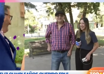 La broma de cumpleaños de Eduardo Fuentes