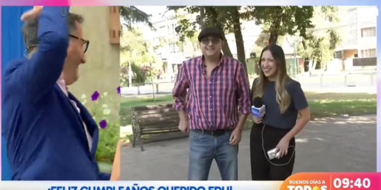 La broma de cumpleaños de Eduardo Fuentes