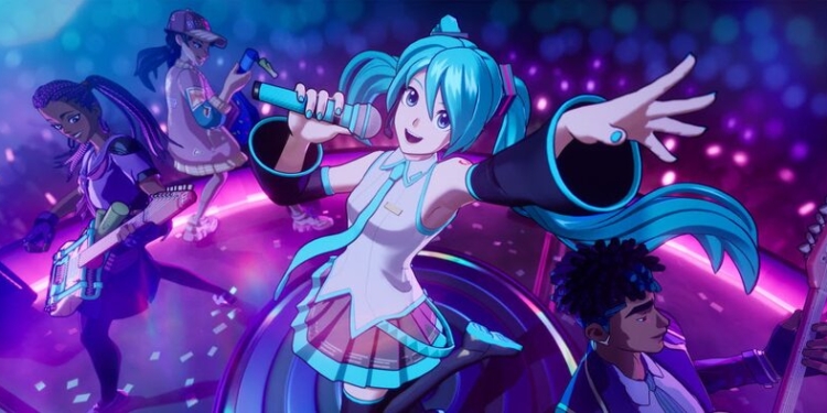Hatsune Miku en Fornite